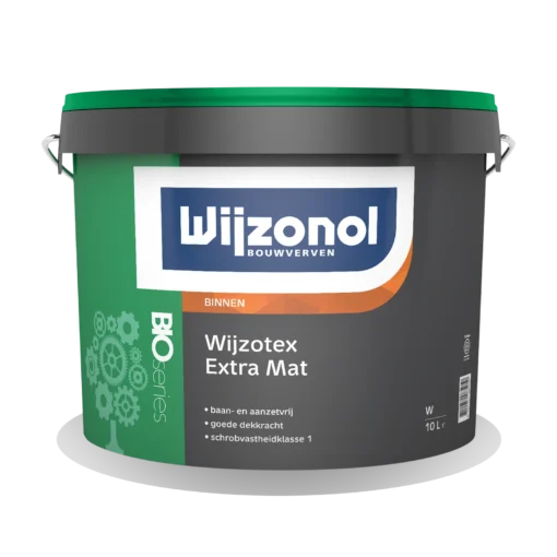 Productafbeelding Wijzonol Wijzotex Extra Mat BIO serie - Streeploze Muurverf - Muurverfen.nl